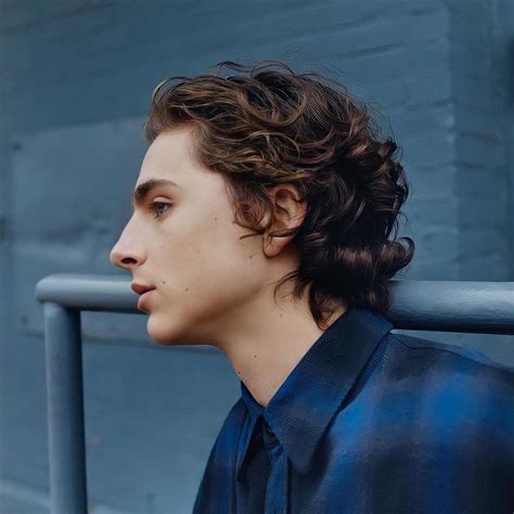 timothee Chalamet side profile